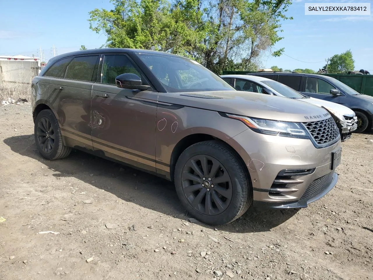 2019 Land Rover Range Rover Velar R-Dynamic Se VIN: SALYL2EXXKA783412 Lot: 52148734