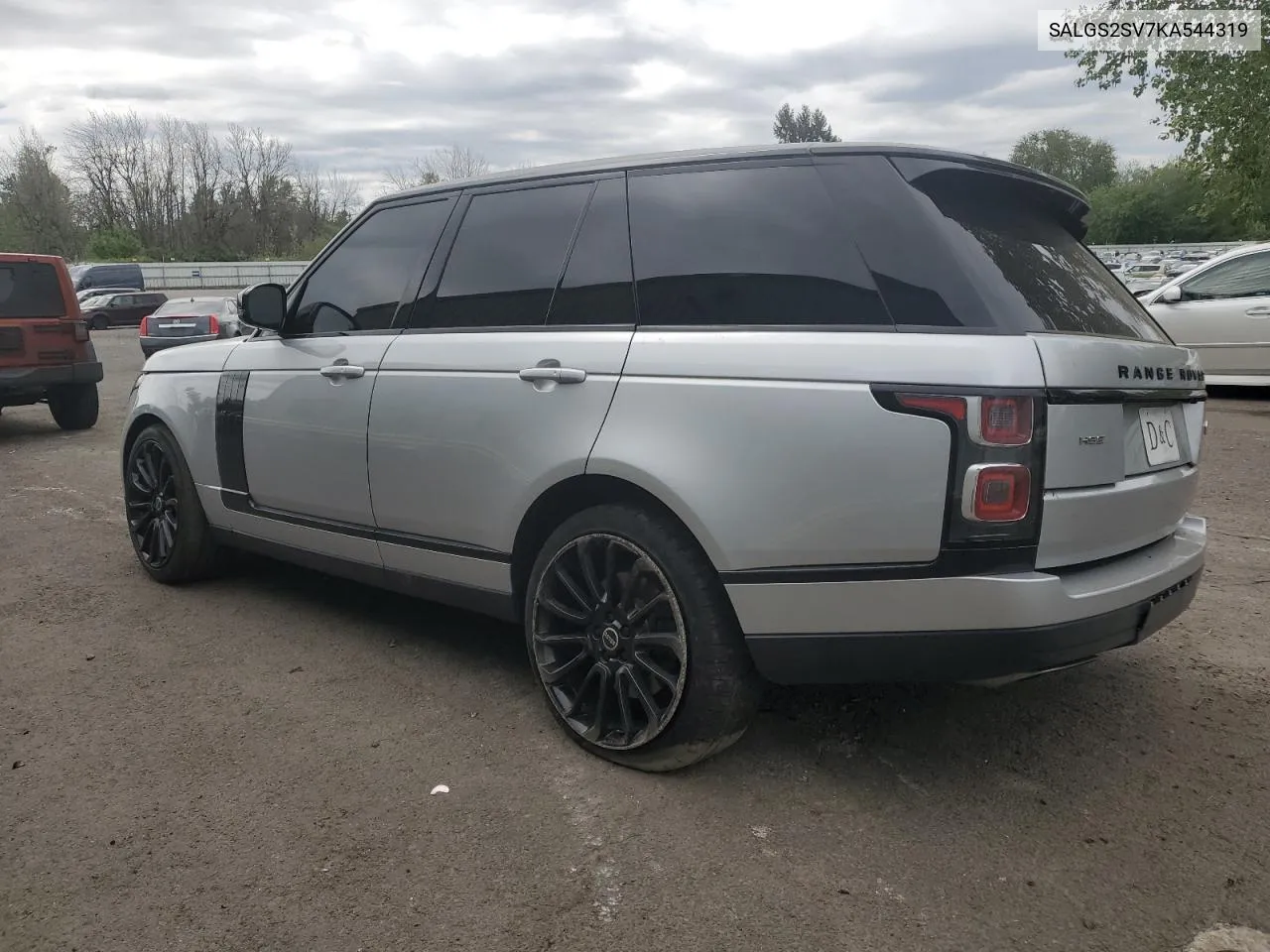 SALGS2SV7KA544319 2019 Land Rover Range Rover Hse