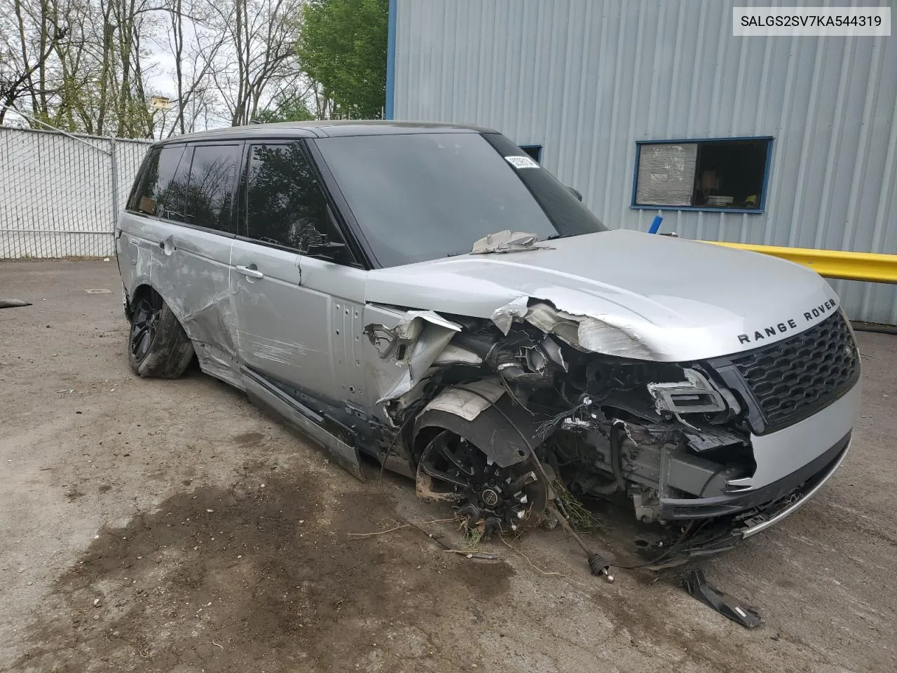 2019 Land Rover Range Rover Hse VIN: SALGS2SV7KA544319 Lot: 52395134