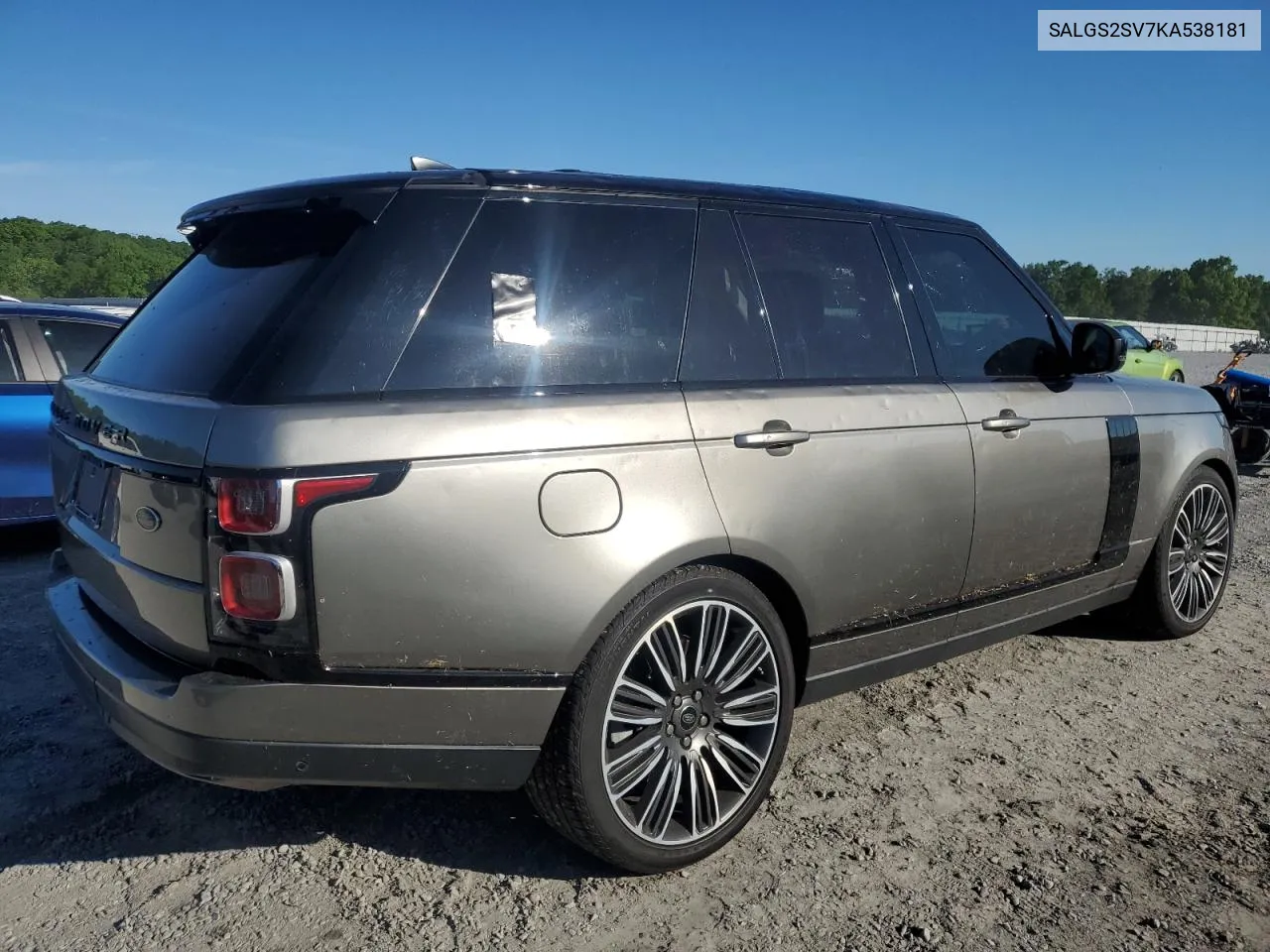 2019 Land Rover Range Rover Hse VIN: SALGS2SV7KA538181 Lot: 53161114