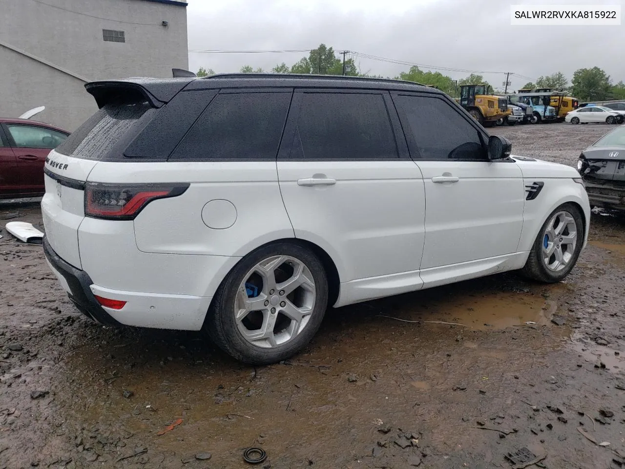 2019 Land Rover Range Rover Sport Hse VIN: SALWR2RVXKA815922 Lot: 53312324