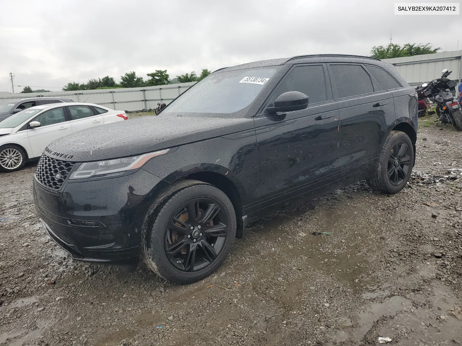 2019 Land Rover Range Rover Velar S VIN: SALYB2EX9KA207412 Lot: 55138734