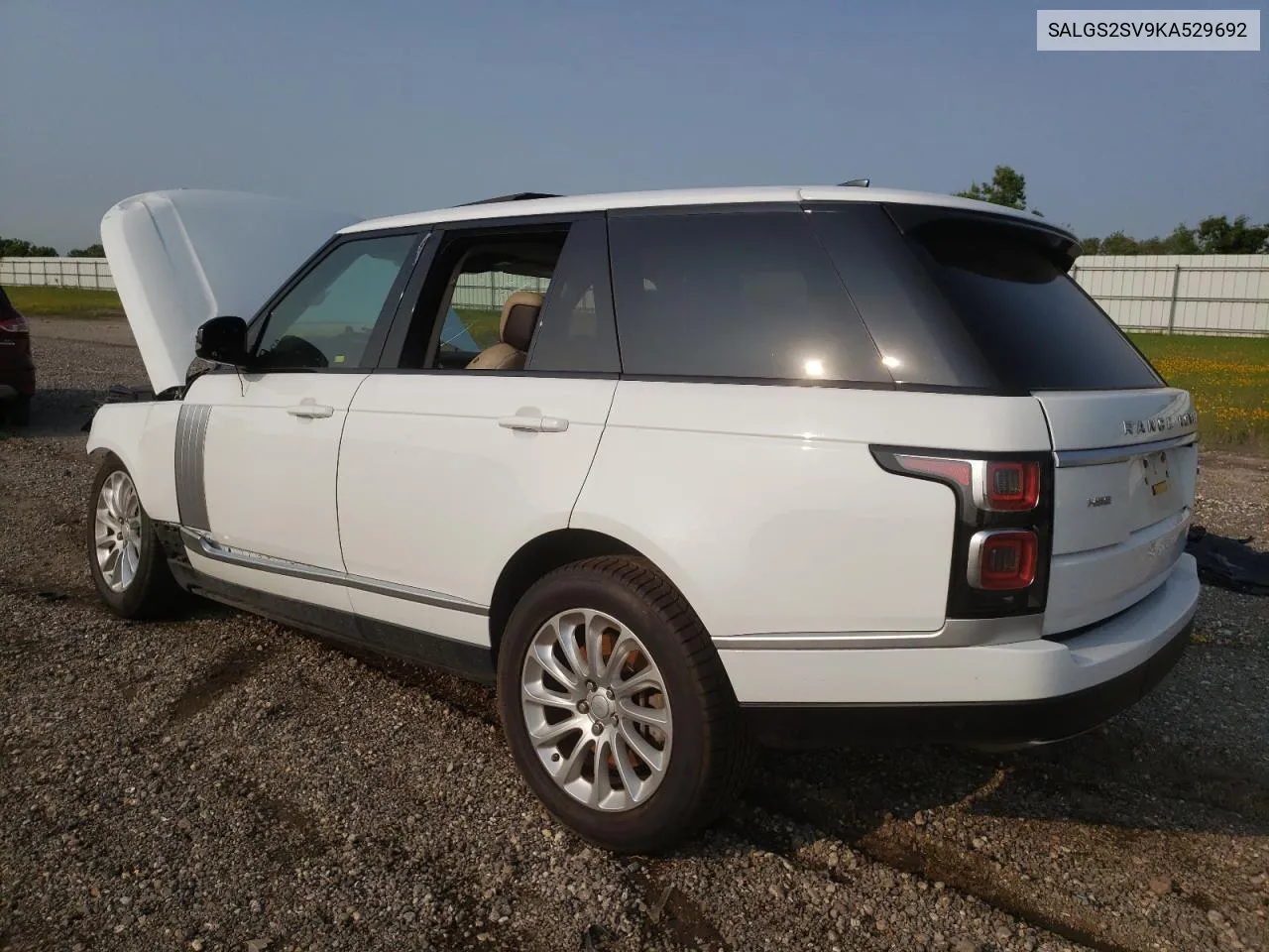 SALGS2SV9KA529692 2019 Land Rover Range Rover Hse