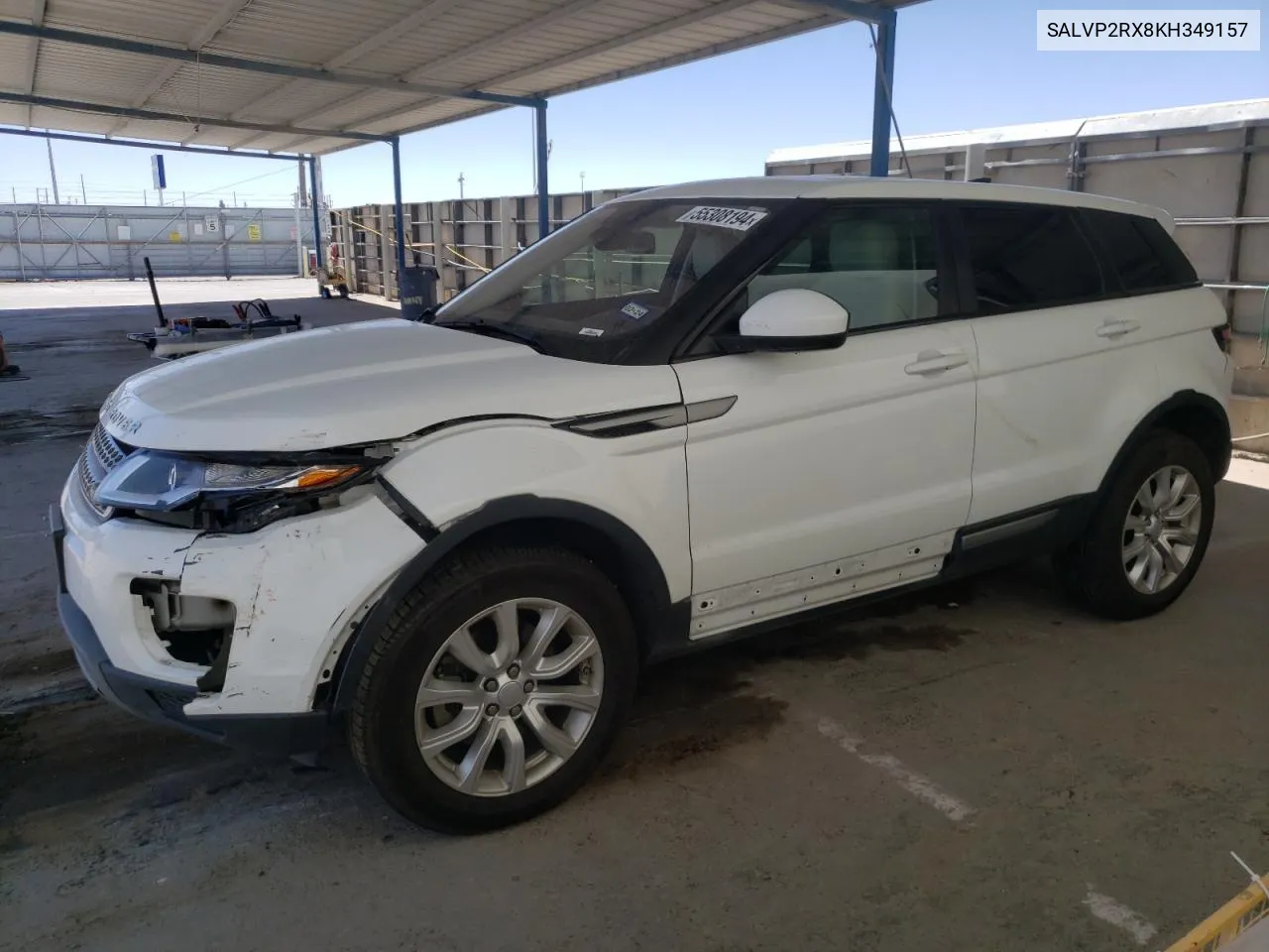 SALVP2RX8KH349157 2019 Land Rover Range Rover Evoque Se