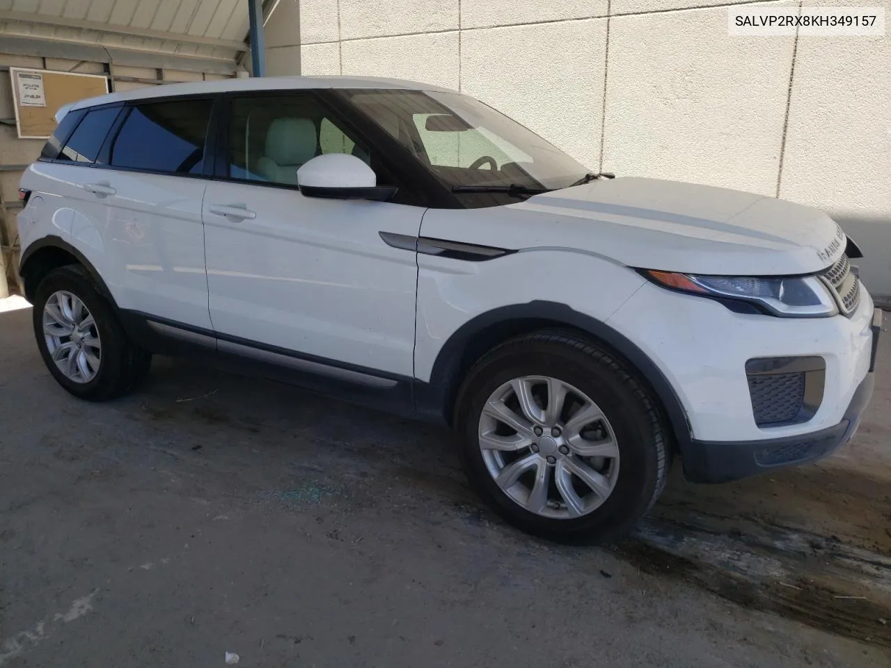 2019 Land Rover Range Rover Evoque Se VIN: SALVP2RX8KH349157 Lot: 55308194