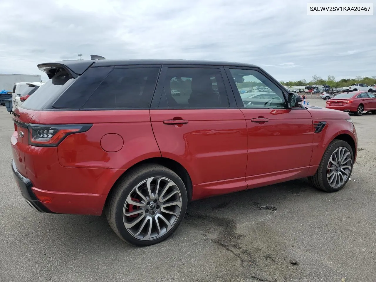 2019 Land Rover Range Rover Sport Hse Dynamic VIN: SALWV2SV1KA420467 Lot: 55601974