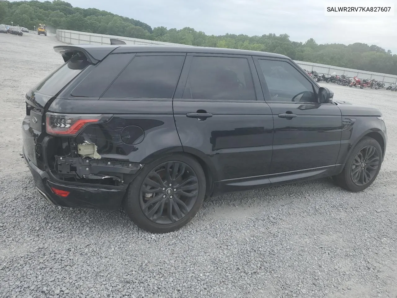 2019 Land Rover Range Rover Sport Hse VIN: SALWR2RV7KA827607 Lot: 55619374