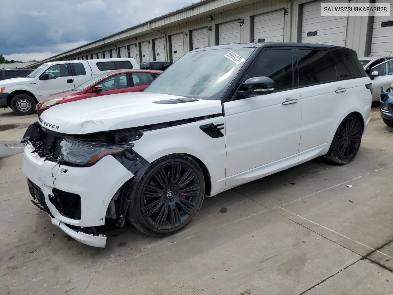 2019 Land Rover Range Rover Sport Hst VIN: SALWS2SU8KA863828 Lot: 55991324