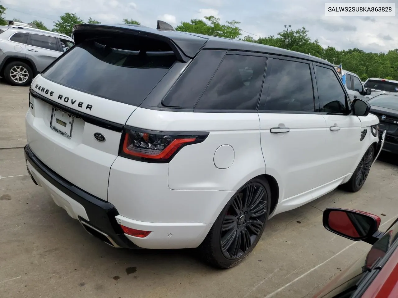 2019 Land Rover Range Rover Sport Hst VIN: SALWS2SU8KA863828 Lot: 55991324