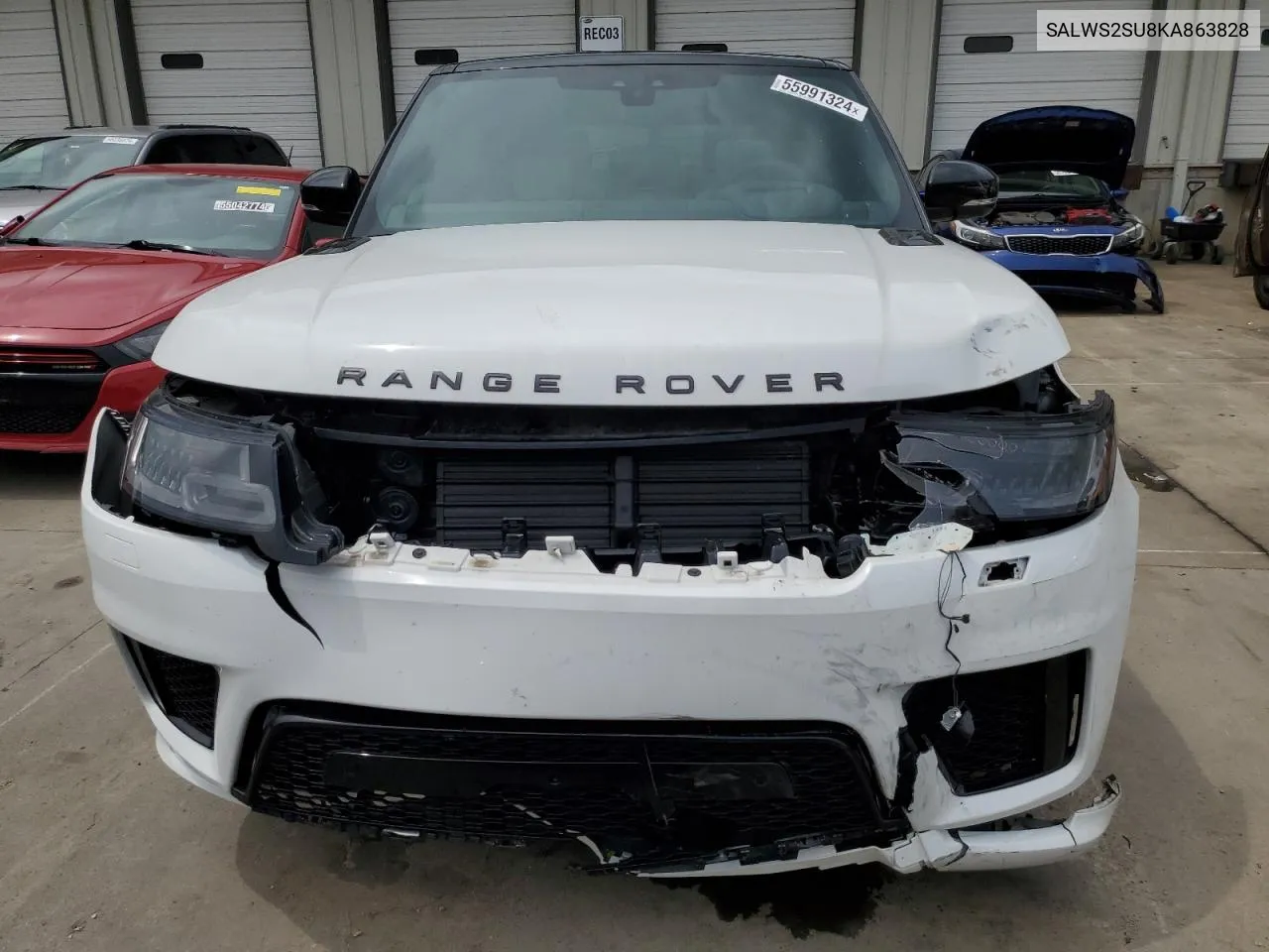 2019 Land Rover Range Rover Sport Hst VIN: SALWS2SU8KA863828 Lot: 55991324