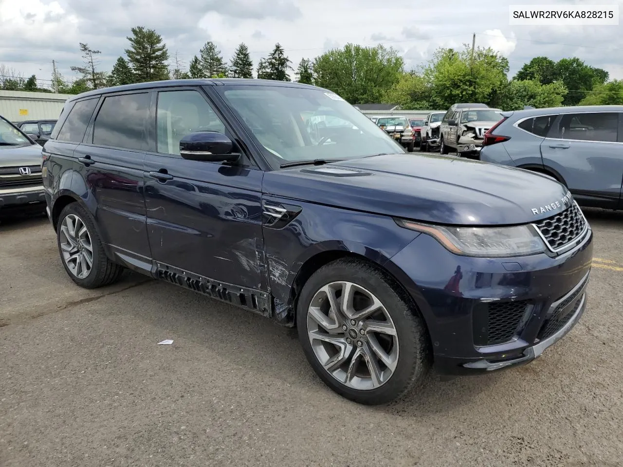 SALWR2RV6KA828215 2019 Land Rover Range Rover Sport Hse