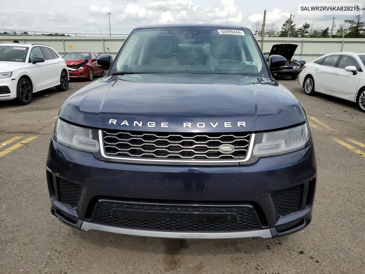 2019 Land Rover Range Rover Sport Hse VIN: SALWR2RV6KA828215 Lot: 55999444