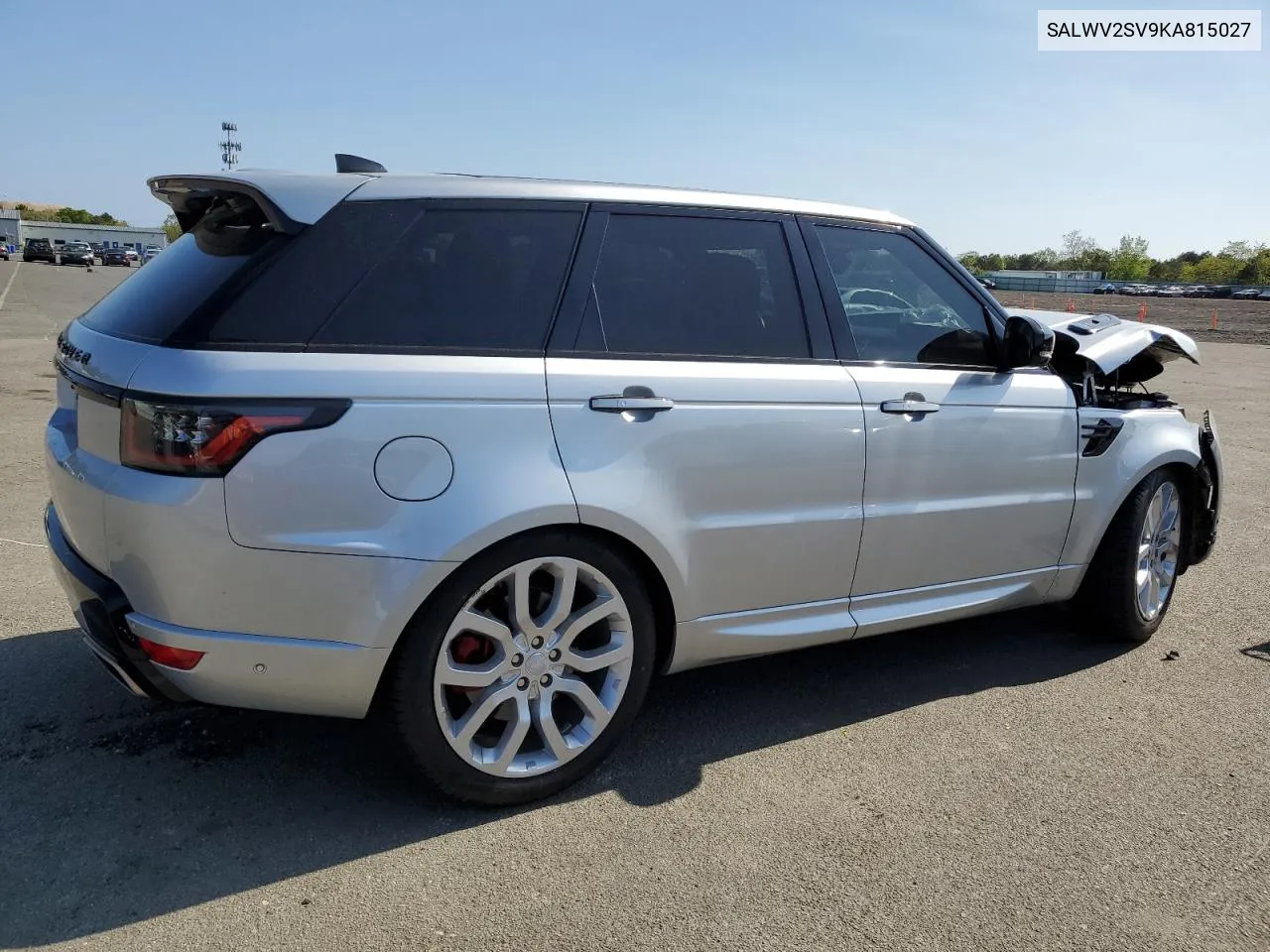 2019 Land Rover Range Rover Sport Hse Dynamic VIN: SALWV2SV9KA815027 Lot: 56020934