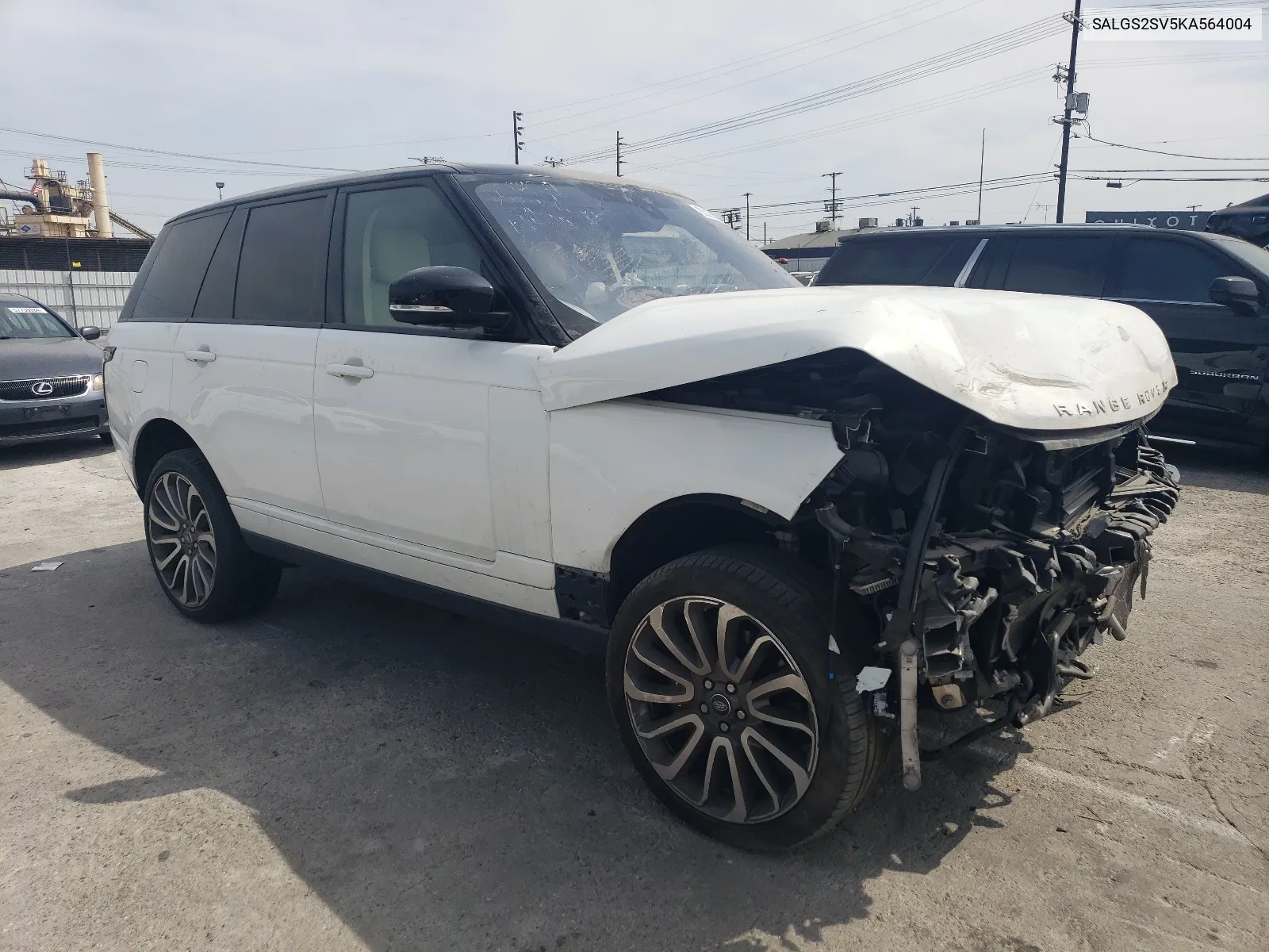 2019 Land Rover Range Rover Hse VIN: SALGS2SV5KA564004 Lot: 56025804