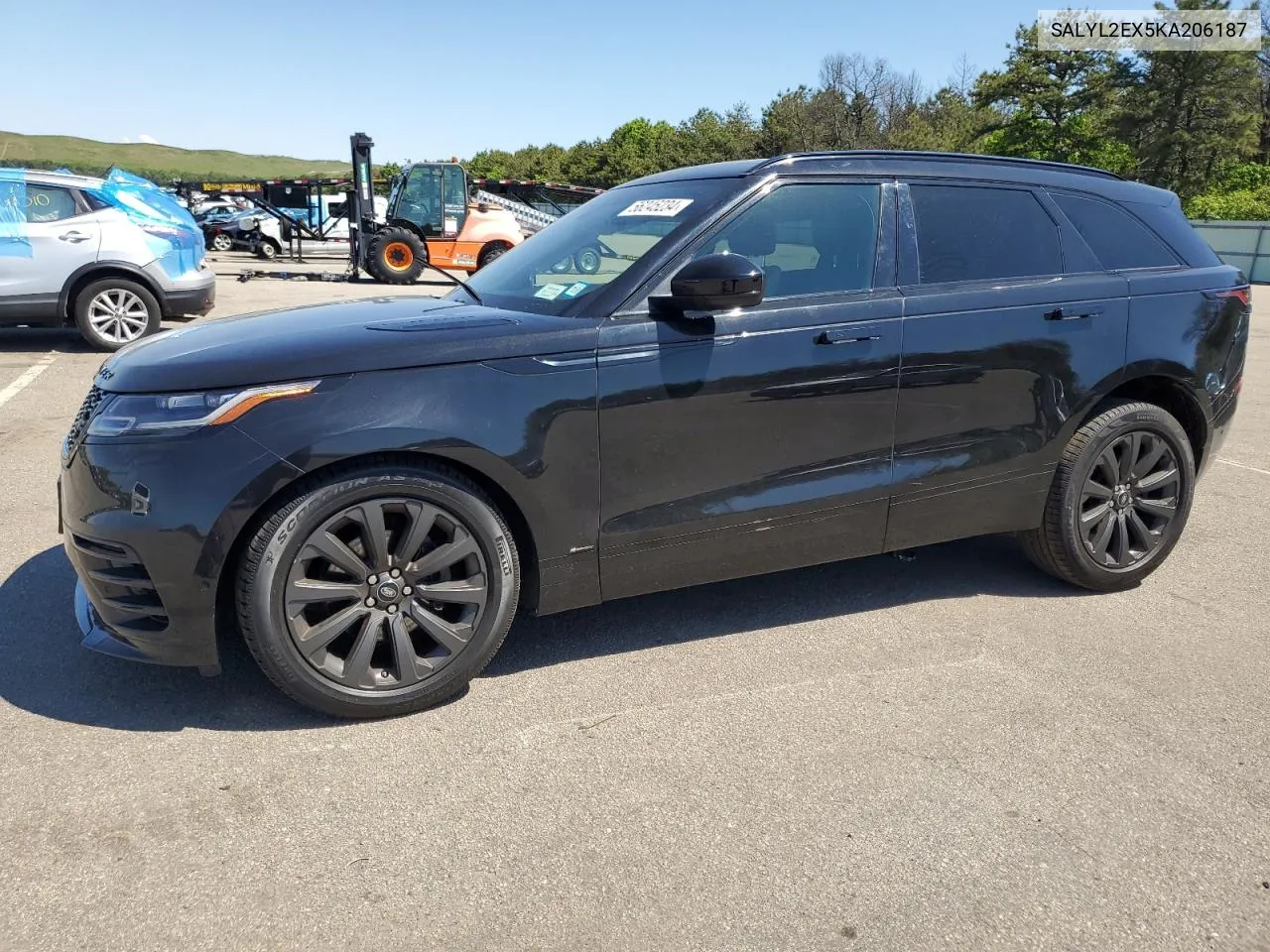 2019 Land Rover Range Rover Velar R-Dynamic Se VIN: SALYL2EX5KA206187 Lot: 56245234