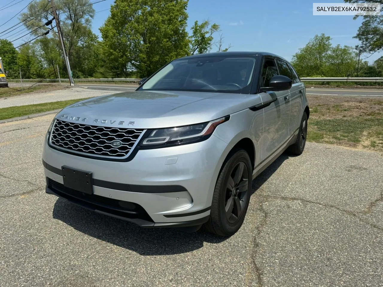 2019 Land Rover Range Rover Velar S VIN: SALYB2EX6KA792532 Lot: 56250614