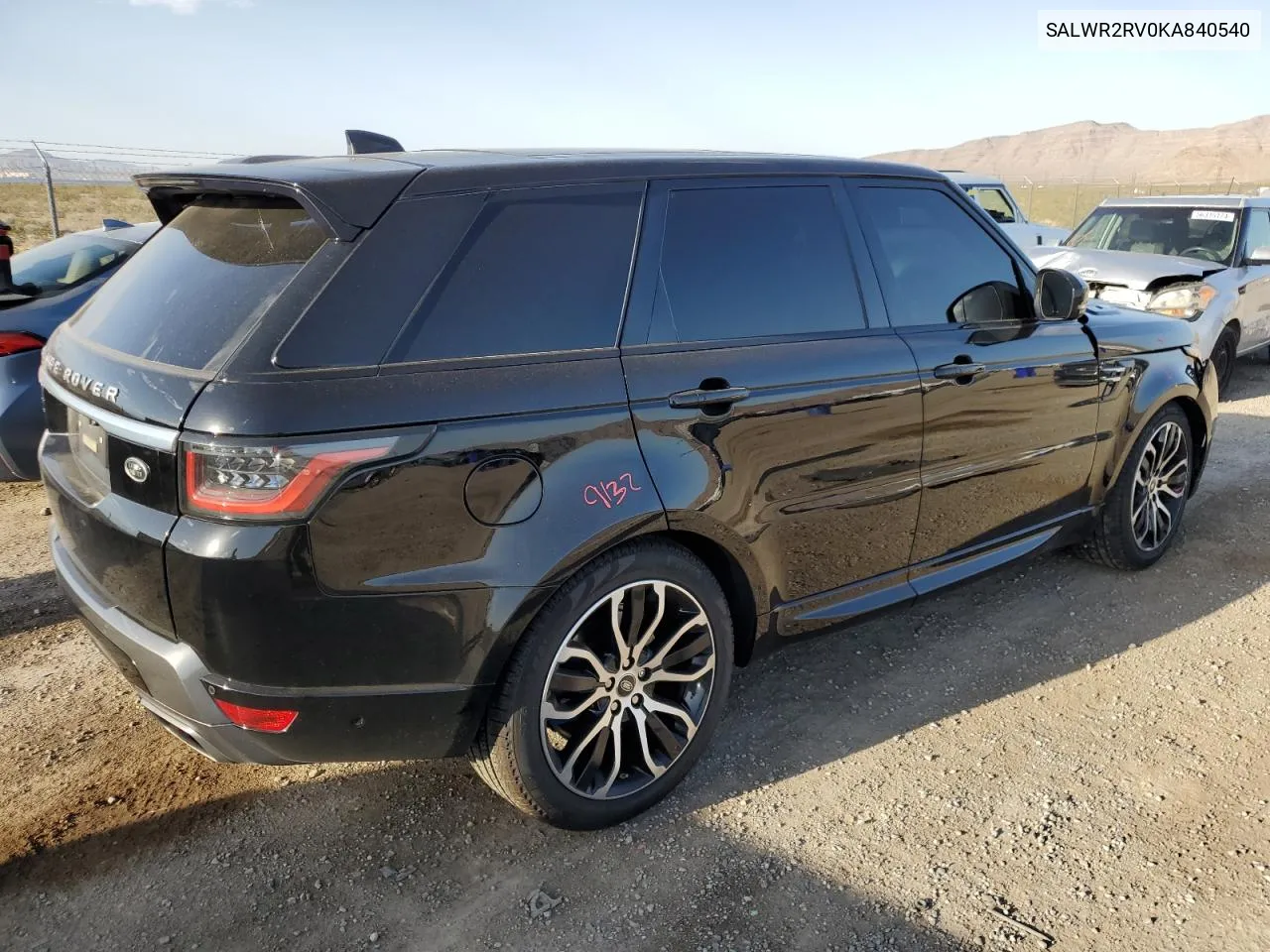 SALWR2RV0KA840540 2019 Land Rover Range Rover Sport Hse