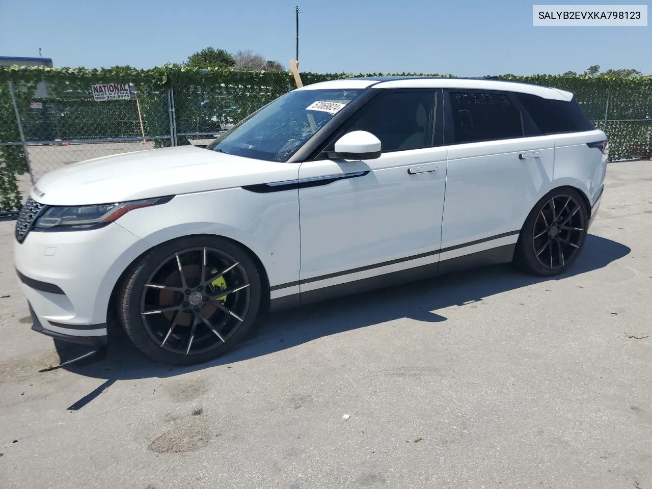 2019 Land Rover Range Rover Velar S VIN: SALYB2EVXKA798123 Lot: 57069824