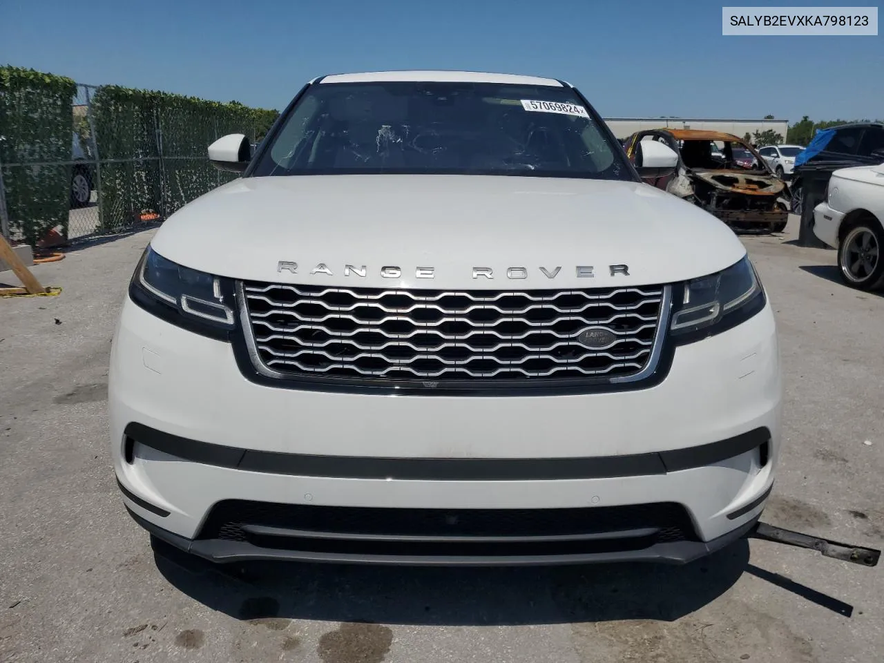 2019 Land Rover Range Rover Velar S VIN: SALYB2EVXKA798123 Lot: 57069824