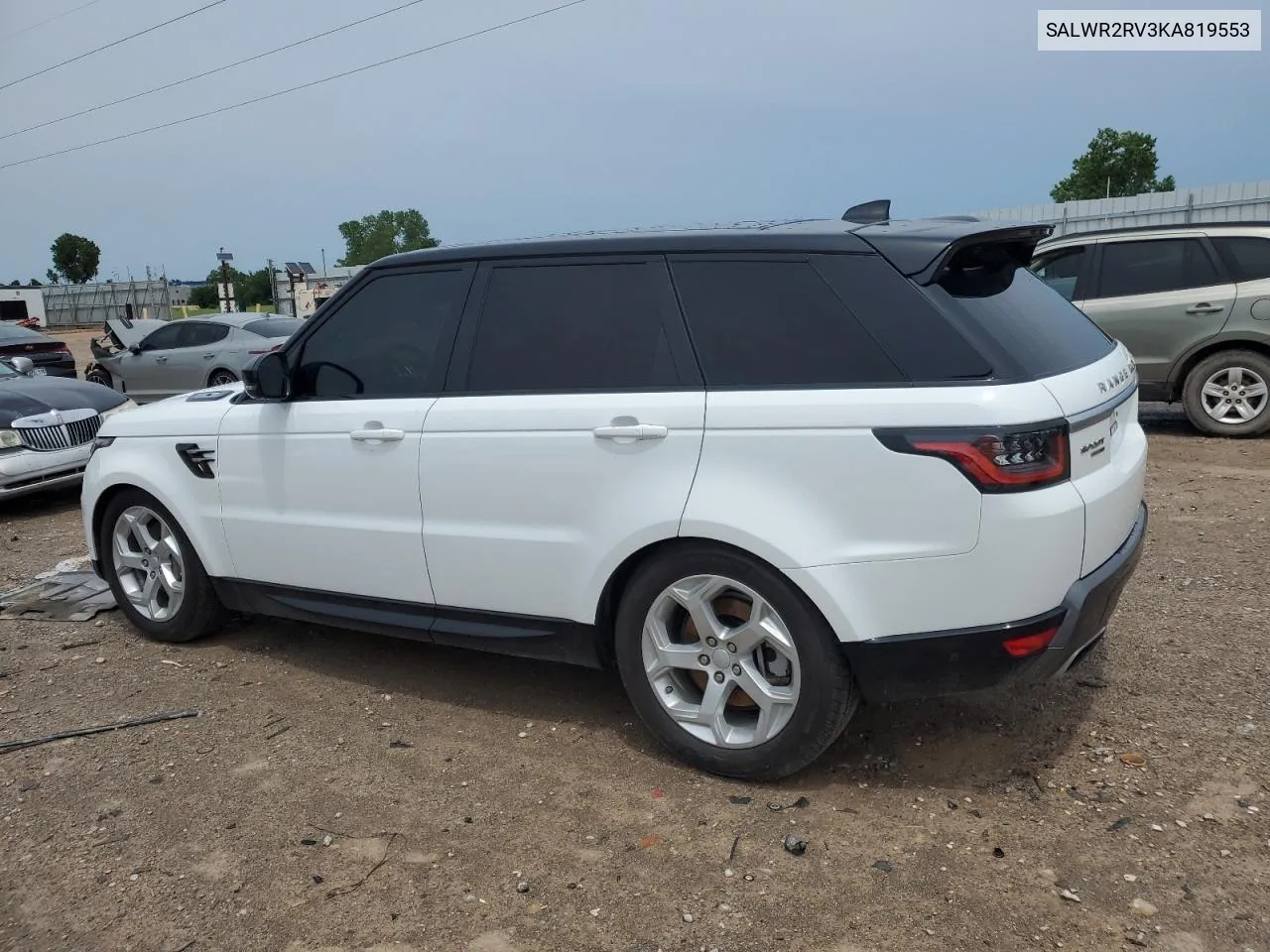 2019 Land Rover Range Rover Sport Hse VIN: SALWR2RV3KA819553 Lot: 57340594