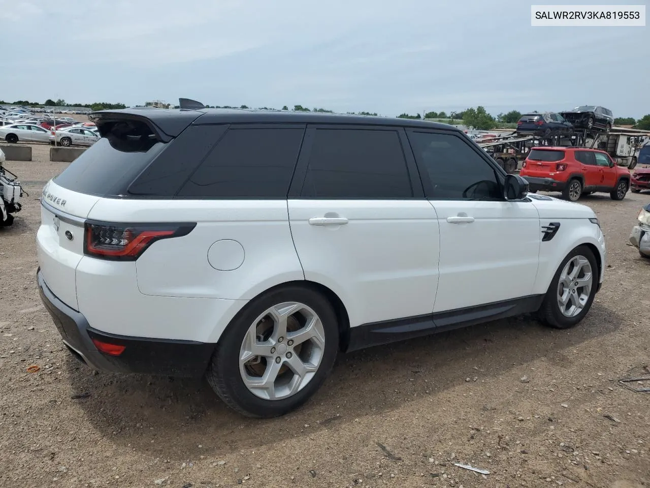 SALWR2RV3KA819553 2019 Land Rover Range Rover Sport Hse