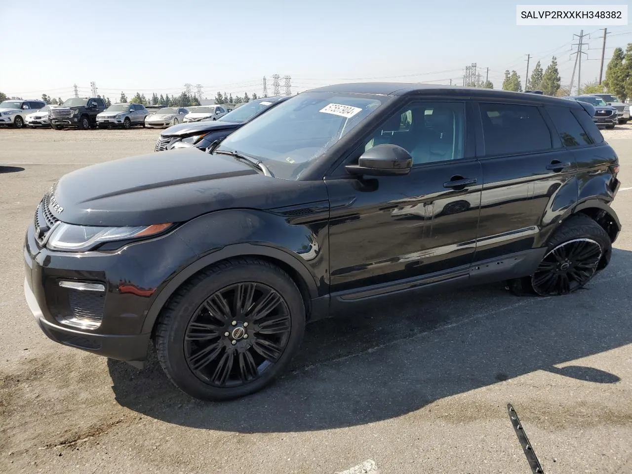 2019 Land Rover Range Rover Evoque Se VIN: SALVP2RXXKH348382 Lot: 57557904