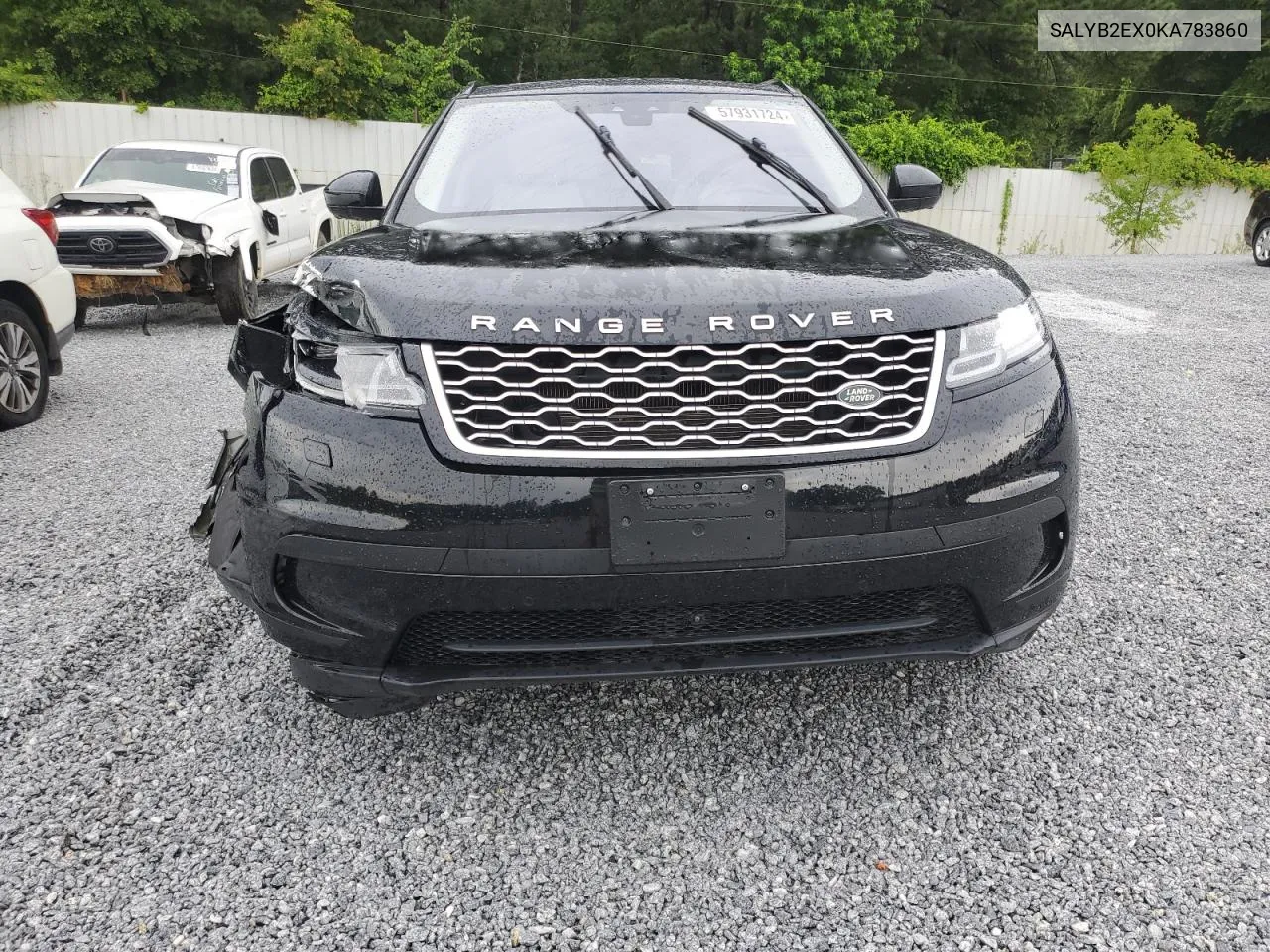 SALYB2EX0KA783860 2019 Land Rover Range Rover Velar S