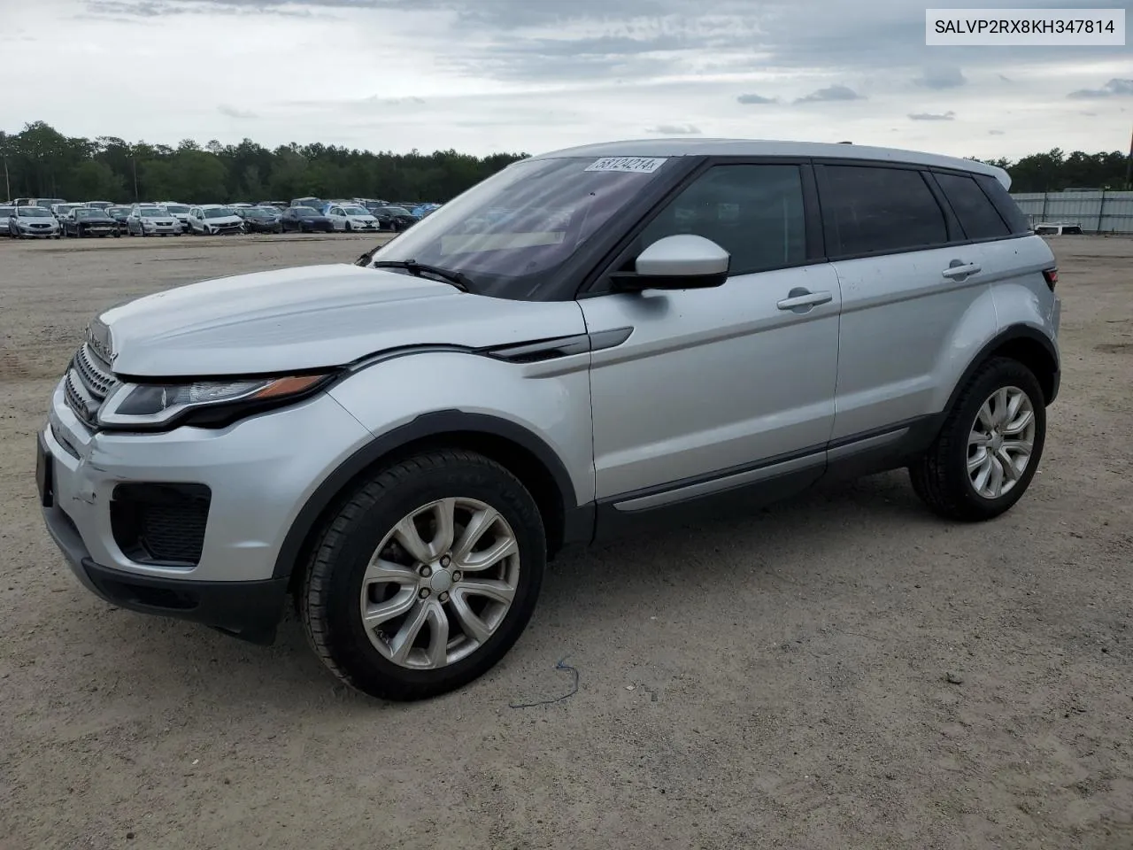 2019 Land Rover Range Rover Evoque Se VIN: SALVP2RX8KH347814 Lot: 58124214