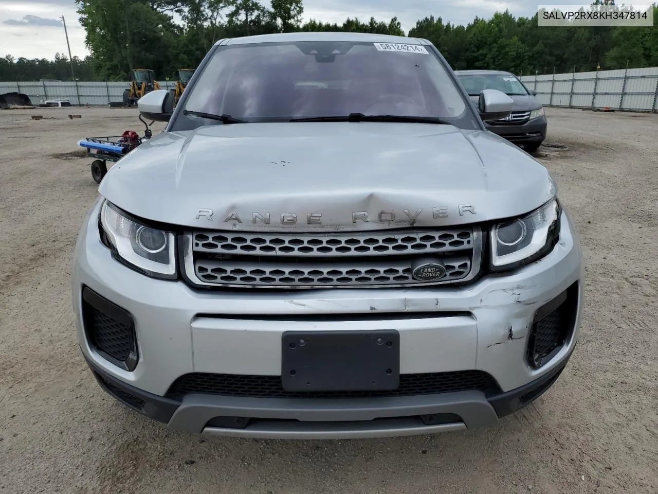 2019 Land Rover Range Rover Evoque Se VIN: SALVP2RX8KH347814 Lot: 58124214