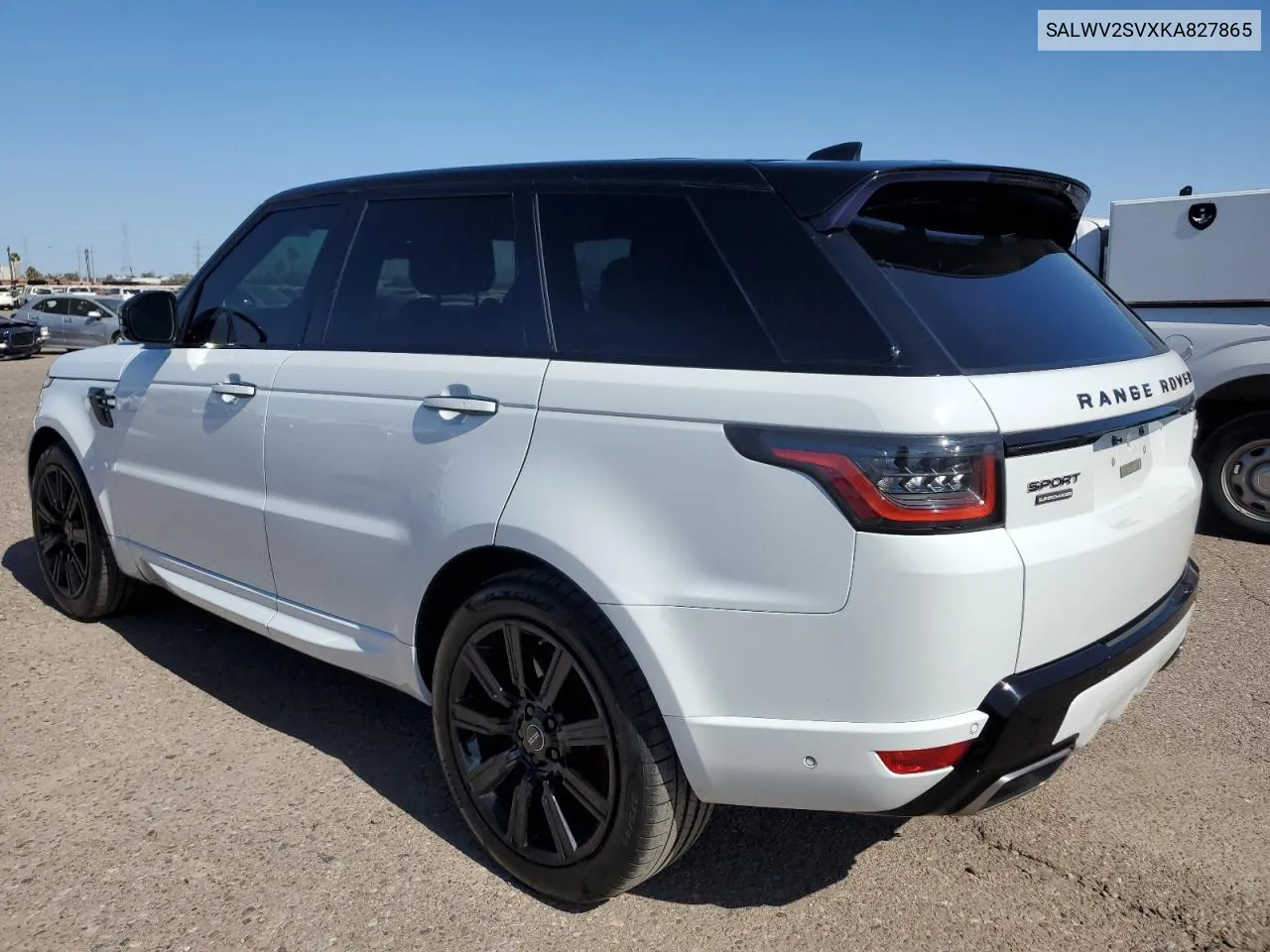 2019 Land Rover Range Rover Sport Hse Dynamic VIN: SALWV2SVXKA827865 Lot: 58164364