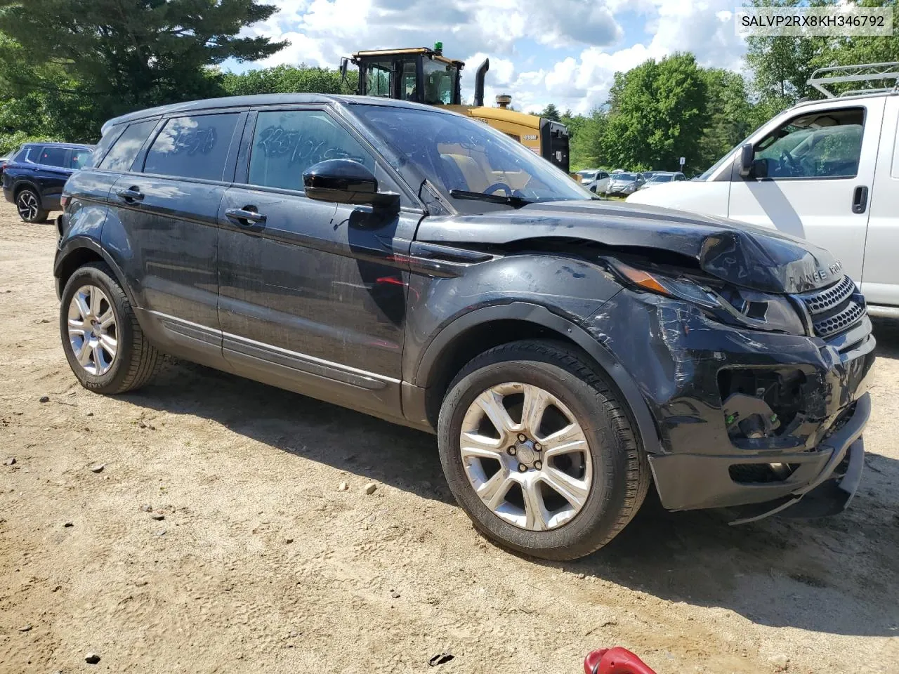 2019 Land Rover Range Rover Evoque Se VIN: SALVP2RX8KH346792 Lot: 58288304