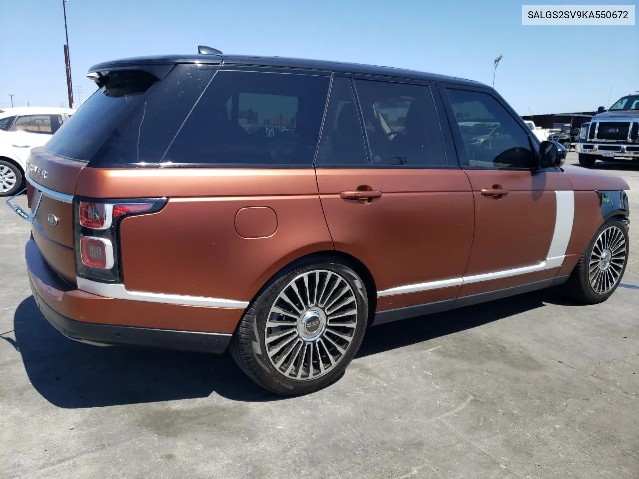 SALGS2SV9KA550672 2019 Land Rover Range Rover Hse