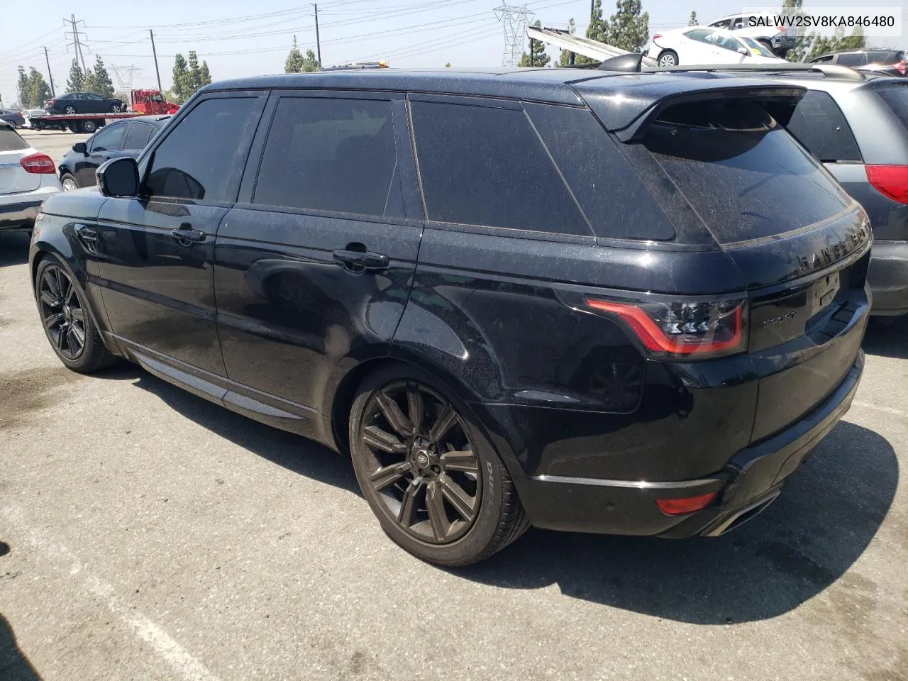 2019 Land Rover Range Rover Sport Hse Dynamic VIN: SALWV2SV8KA846480 Lot: 58787174