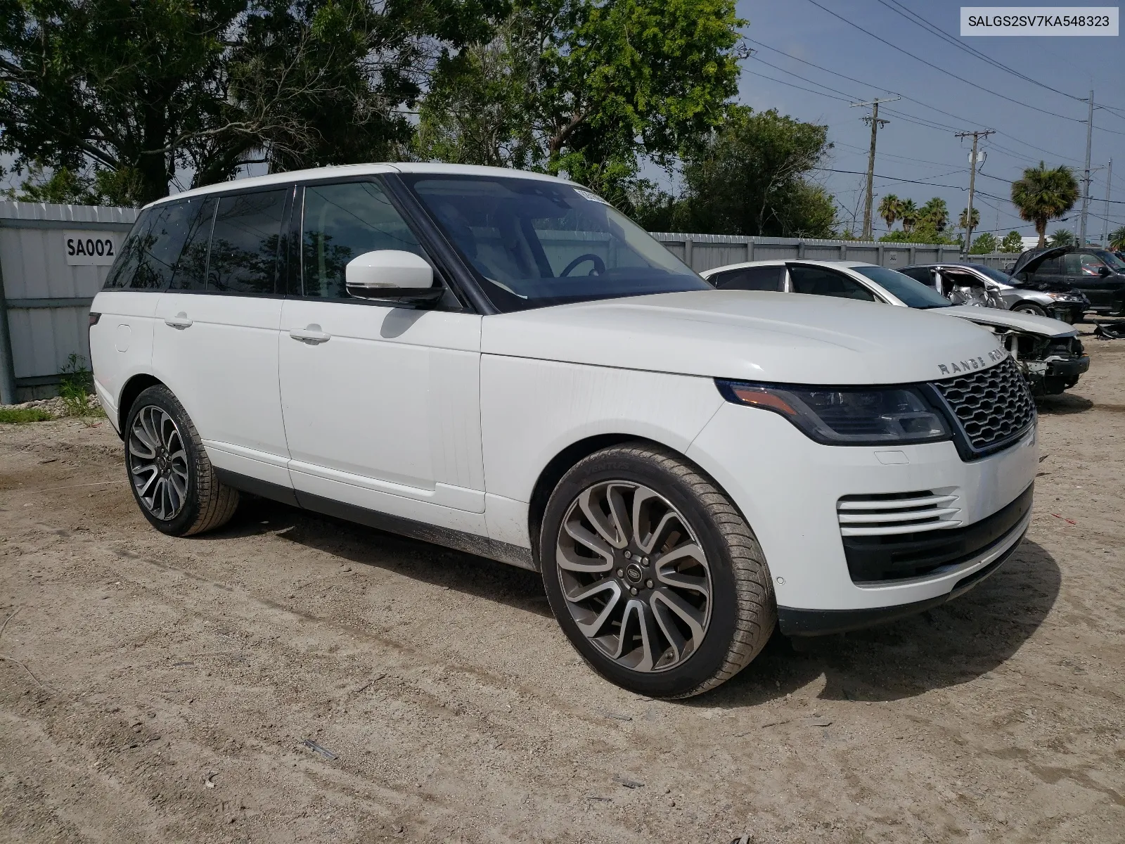 SALGS2SV7KA548323 2019 Land Rover Range Rover Hse