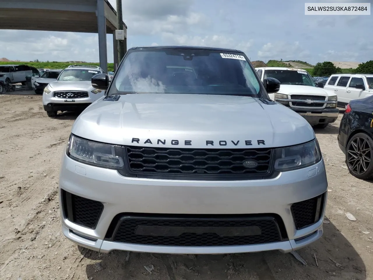 2019 Land Rover Range Rover Sport Hst VIN: SALWS2SU3KA872484 Lot: 65324714