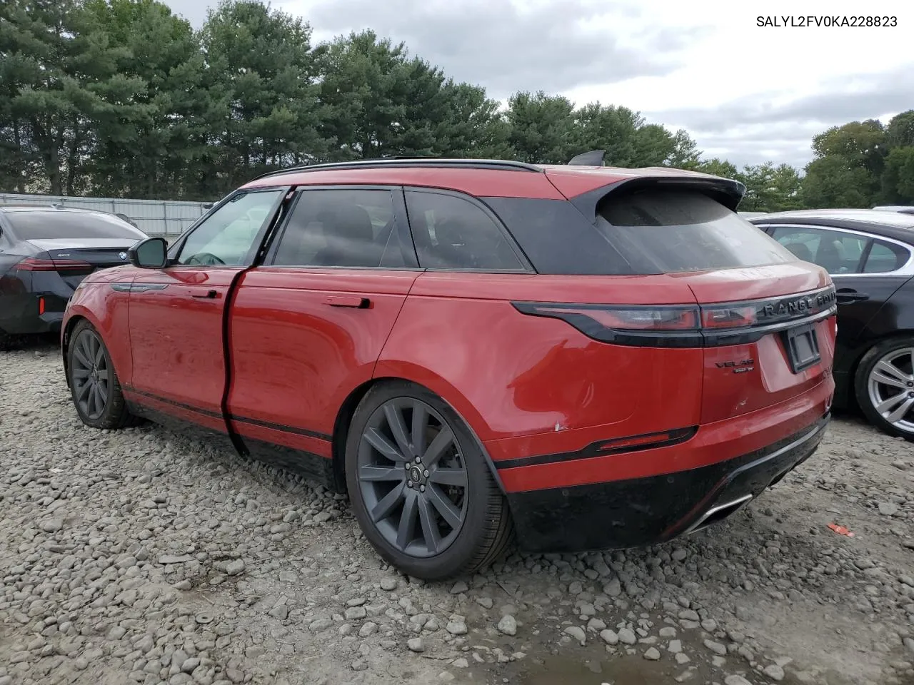 2019 Land Rover Range Rover Velar R-Dynamic Se VIN: SALYL2FV0KA228823 Lot: 66002094