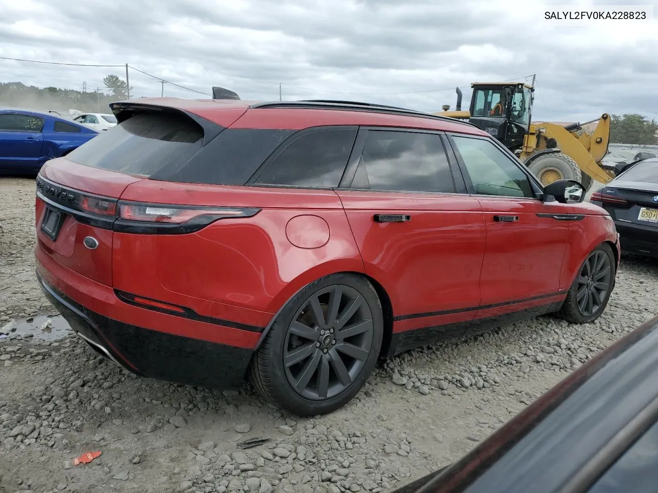 SALYL2FV0KA228823 2019 Land Rover Range Rover Velar R-Dynamic Se