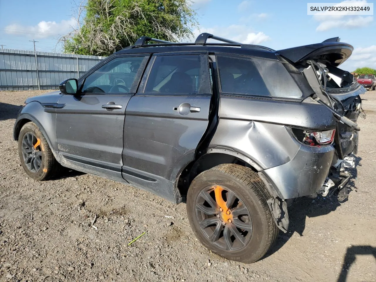 SALVP2RX2KH332449 2019 Land Rover Range Rover Evoque Se