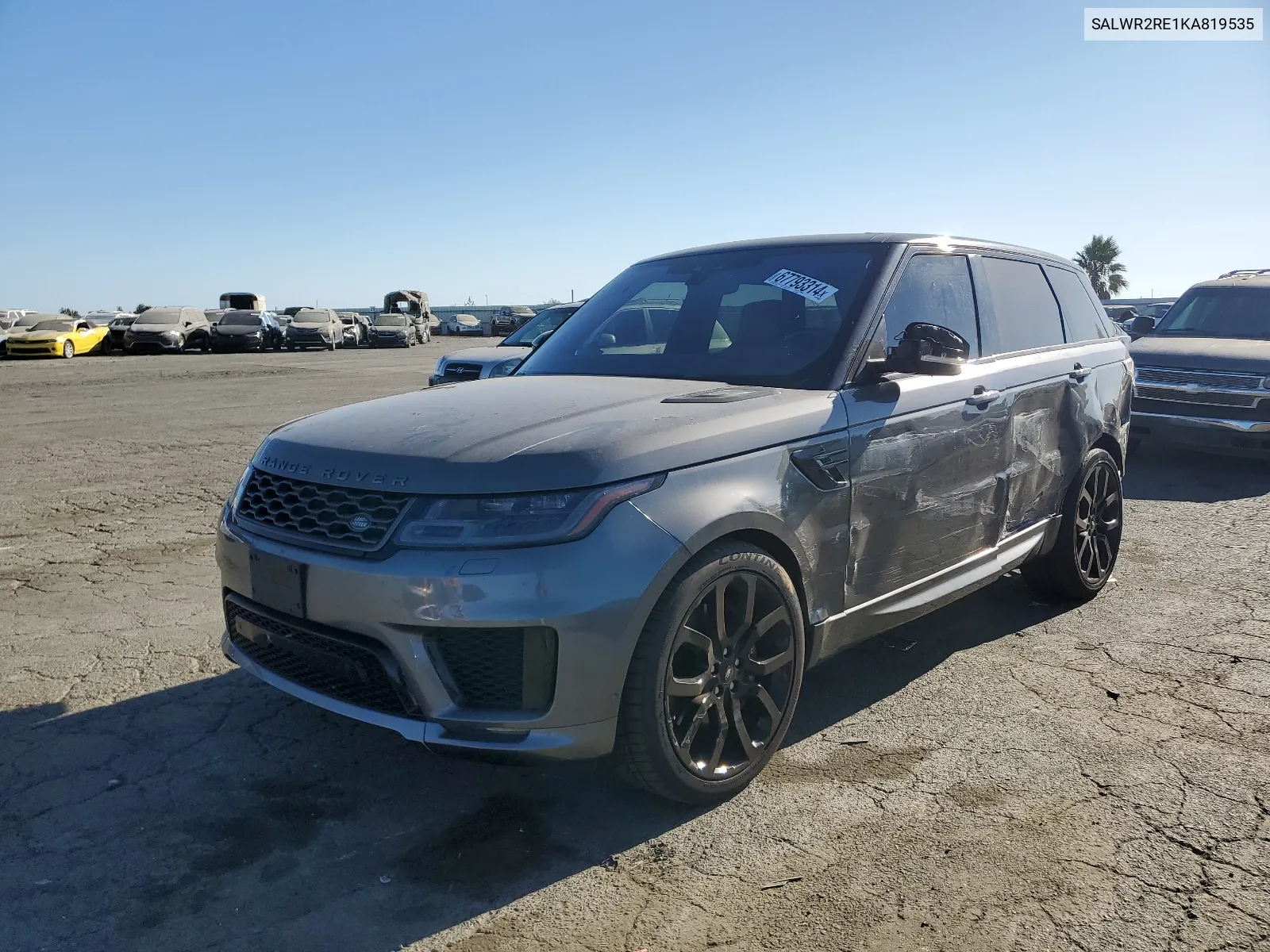 SALWR2RE1KA819535 2019 Land Rover Range Rover Sport Supercharged Dynamic