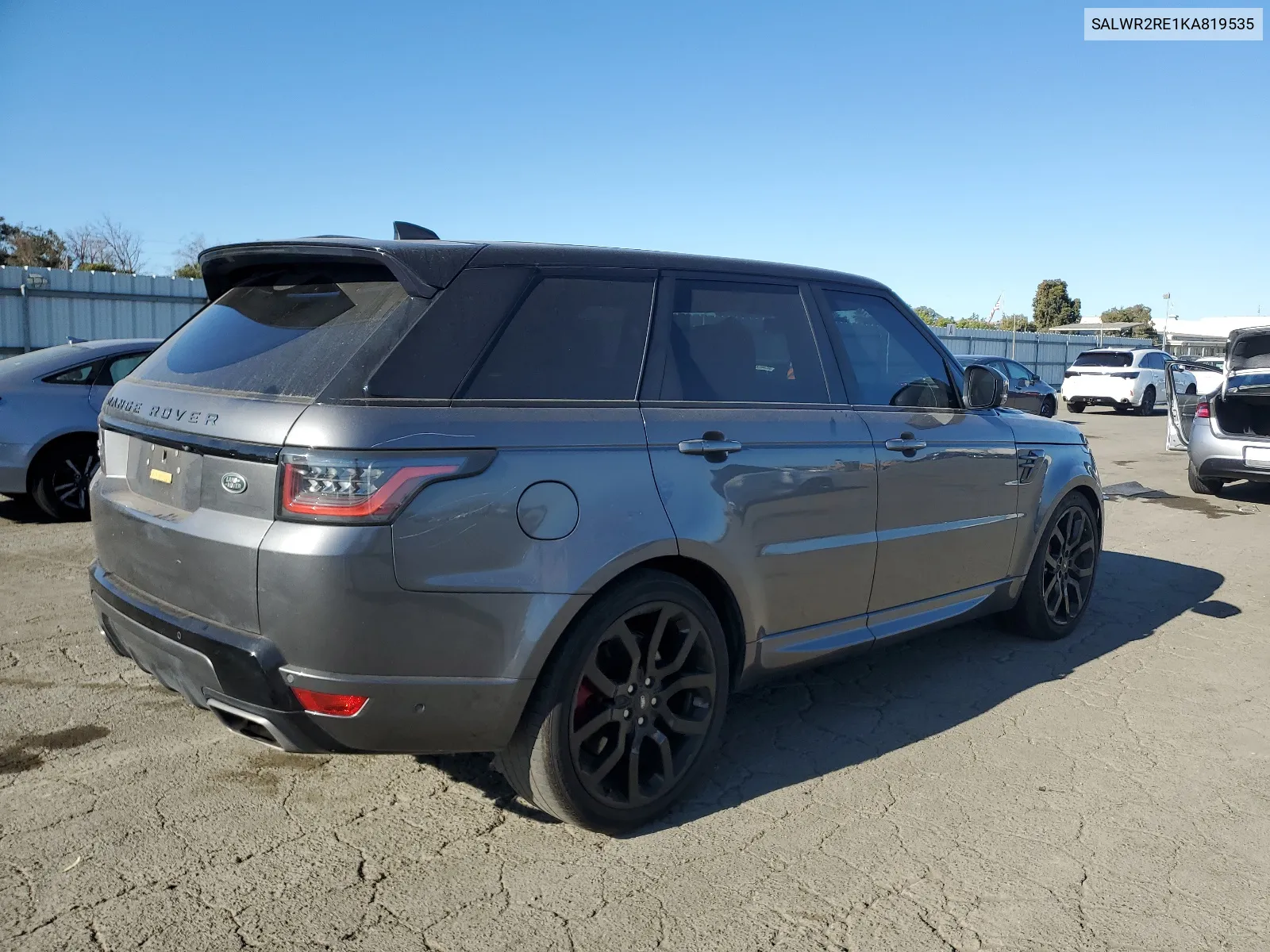 2019 Land Rover Range Rover Sport Supercharged Dynamic VIN: SALWR2RE1KA819535 Lot: 67793314