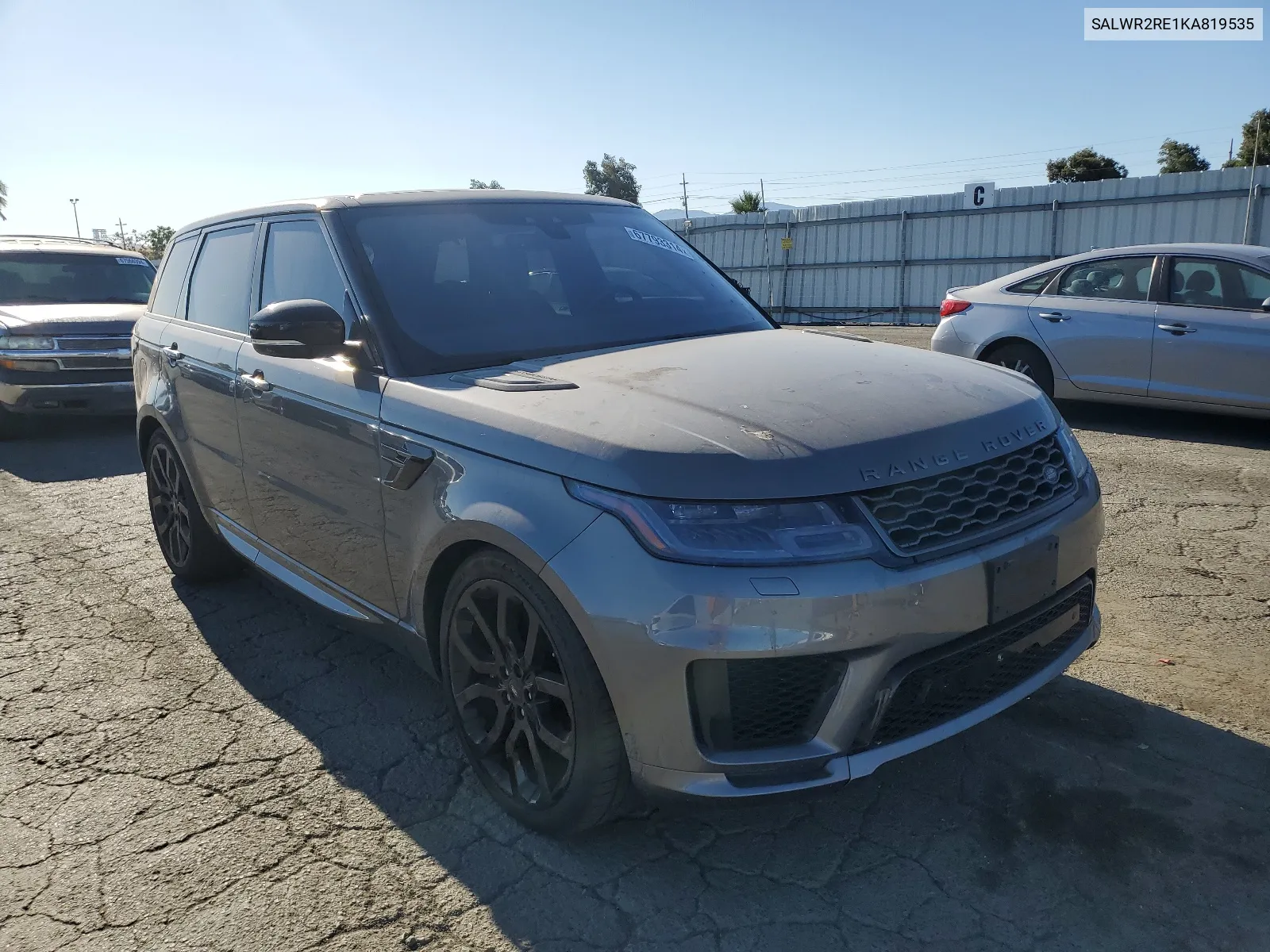 SALWR2RE1KA819535 2019 Land Rover Range Rover Sport Supercharged Dynamic