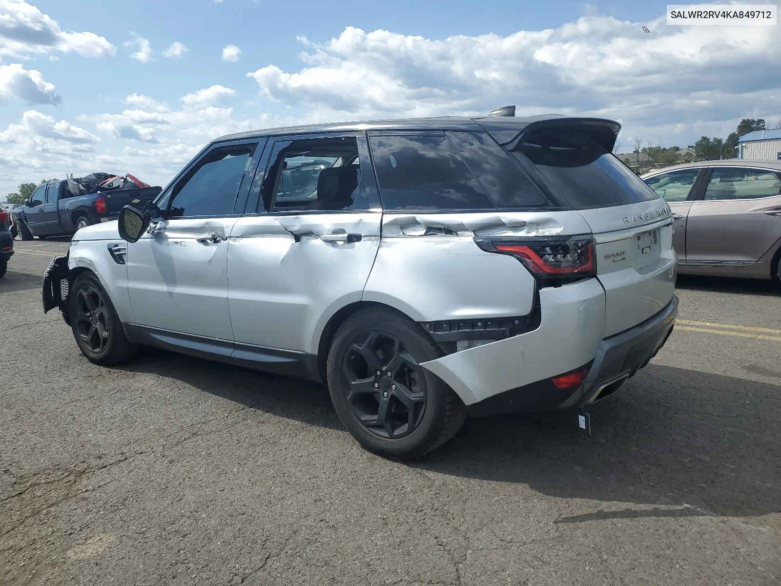 2019 Land Rover Range Rover Sport Hse VIN: SALWR2RV4KA849712 Lot: 68531204