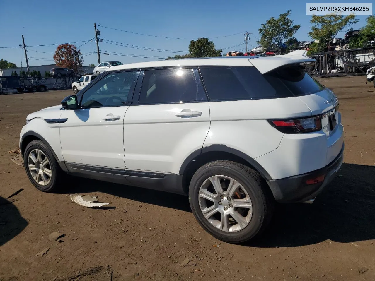 2019 Land Rover Range Rover Evoque Se VIN: SALVP2RX2KH346285 Lot: 68917564