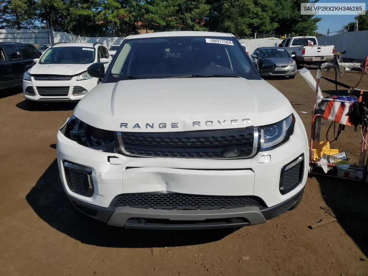 2019 Land Rover Range Rover Evoque Se VIN: SALVP2RX2KH346285 Lot: 68917564