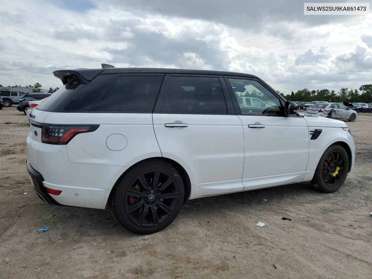 2019 Land Rover Range Rover Sport Hst VIN: SALWS2SU9KA861473 Lot: 68935824