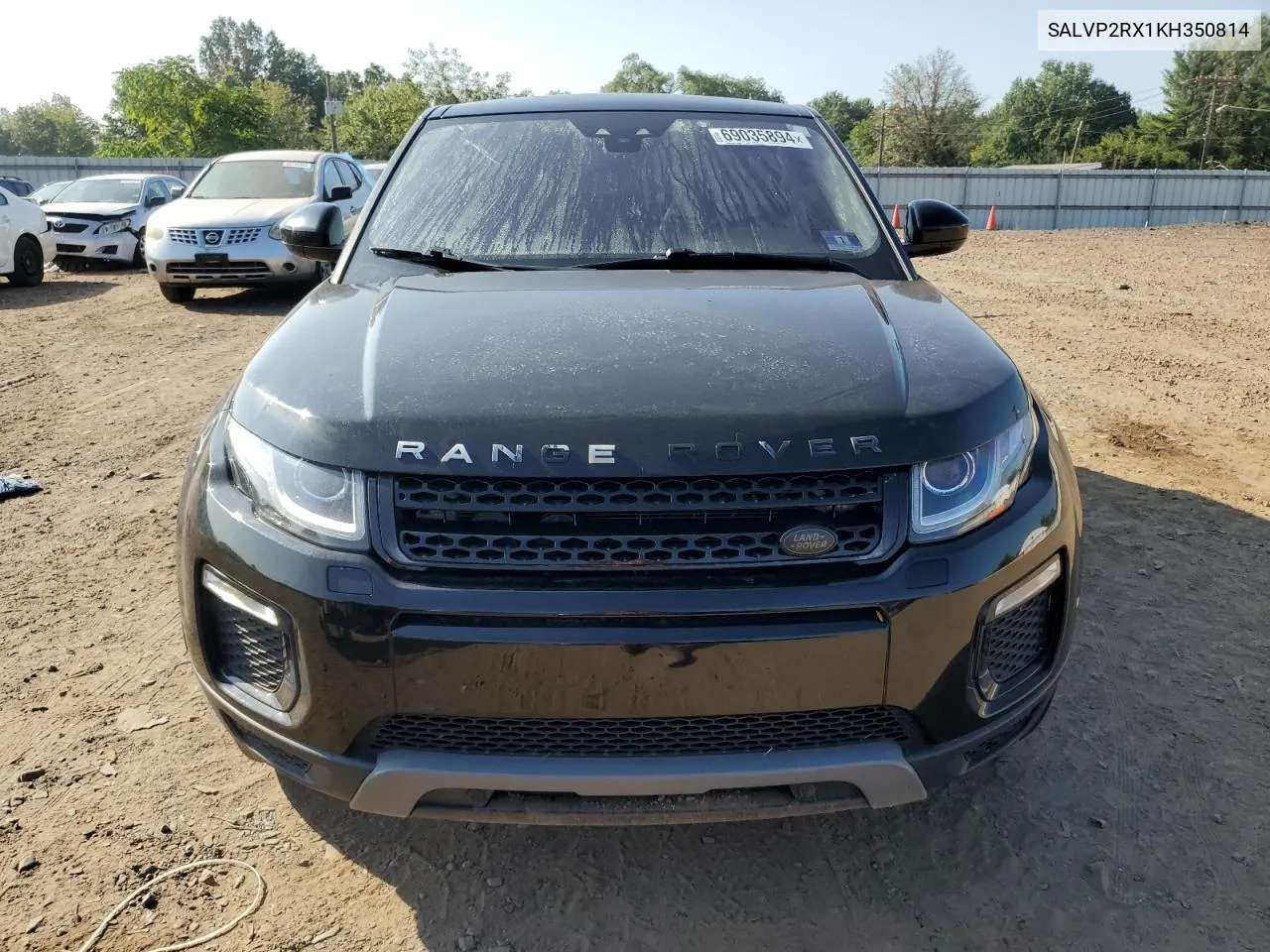 2019 Land Rover Range Rover Evoque Se VIN: SALVP2RX1KH350814 Lot: 69035894