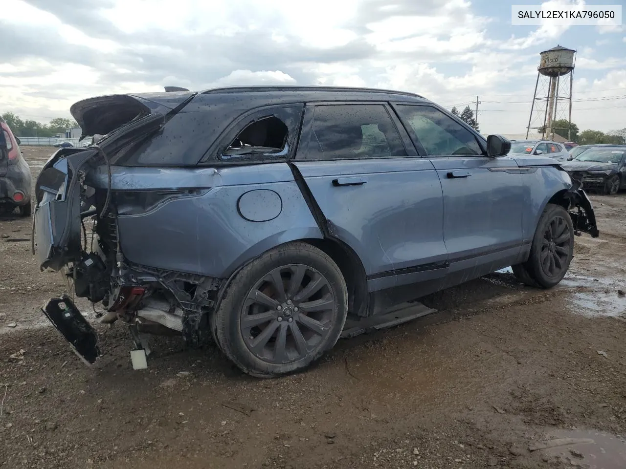 SALYL2EX1KA796050 2019 Land Rover Range Rover Velar R-Dynamic Se