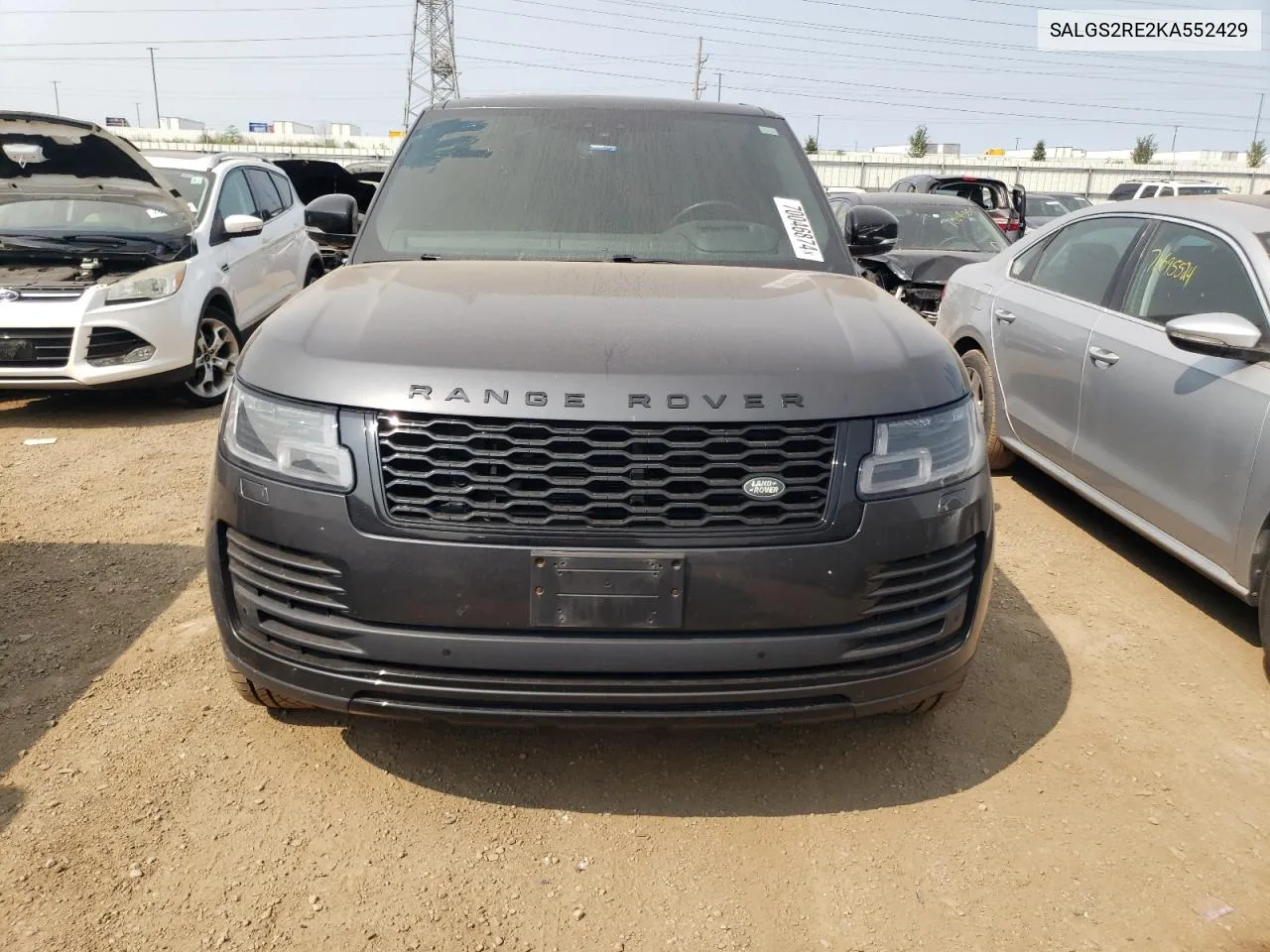 2019 Land Rover Range Rover Supercharged VIN: SALGS2RE2KA552429 Lot: 70046874