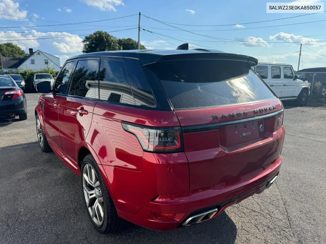 SALWZ2SE0KA850057 2019 Land Rover Range Rover Sport Svr