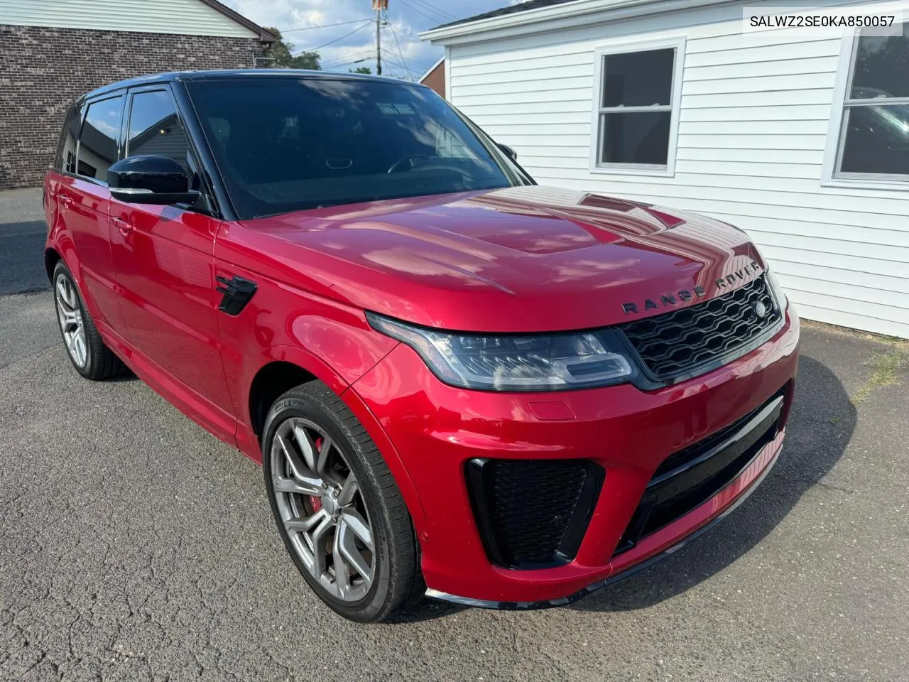 2019 Land Rover Range Rover Sport Svr VIN: SALWZ2SE0KA850057 Lot: 70148564